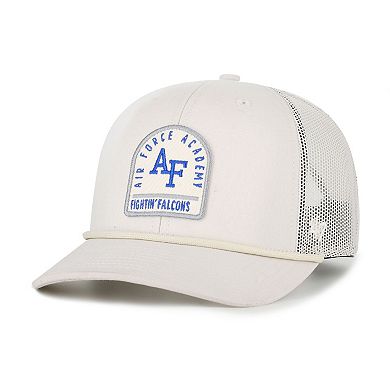 Unisex '47 Cream Air Force Falcons Core & Inline Gravestone Adjustable Trucker Hat