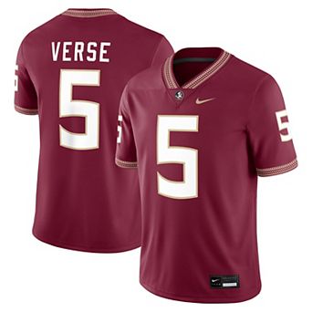 Men's Nike Jared Verse Garnet Florida State Seminoles Player Game Jersey