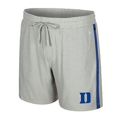 Men's Colosseum Gray Duke Blue Devils Mac Shorts
