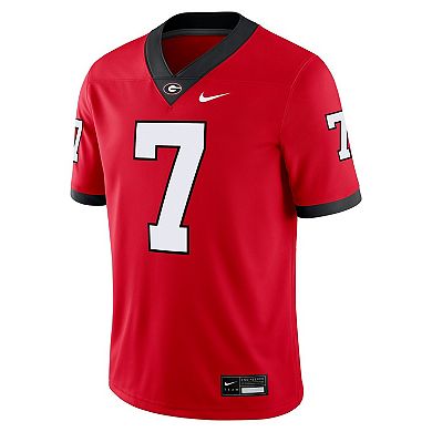 Men's Nike Matthew Stafford Red Georgia Bulldogs Player Game Jersey