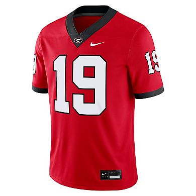 Men's Nike Brock Bowers Red Georgia Bulldogs Alumni Player Game Jersey