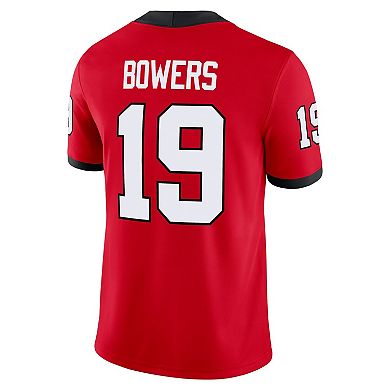Men's Nike Brock Bowers Red Georgia Bulldogs Alumni Player Game Jersey