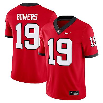Men's Nike Brock Bowers Red Georgia Bulldogs Alumni Player Game Jersey