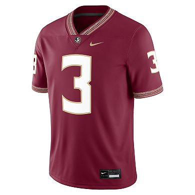 Men's Nike Trey Benson Garnet Florida State Seminoles Player Game Jersey