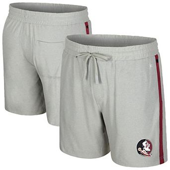 Men's Colosseum Gray Florida State Seminoles Mac Shorts
