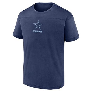 Men's Fanatics Navy Dallas Cowboys Mini Tonal T-Shirt