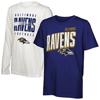 Preschool Outerstuff Baltimore Ravens The Mix Combo T-Shirt Set