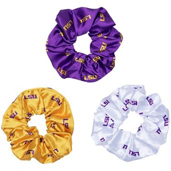 ZooZatz LSU Tigers Luxe Scrunchie Three-Piece Set