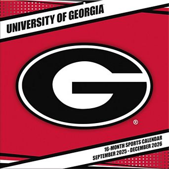 Georgia Bulldogs 12�۝ x 12�۝ 2026 Team Wall Calendar