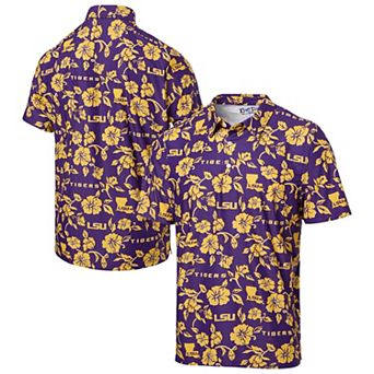 Men's Reyn Spooner Purple LSU Tigers Pua Performance Polo