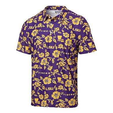 Men's Reyn Spooner Purple LSU Tigers Pua Performance Polo