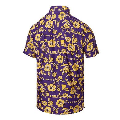 Men's Reyn Spooner Purple LSU Tigers Pua Performance Polo