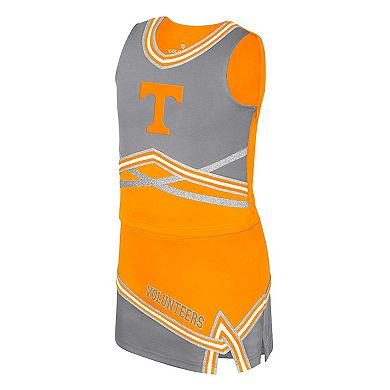 Girls Youth Colosseum Tennessee Orange Tennessee Volunteers Lollipop Park Cheer Two-Piece Set