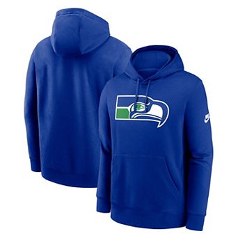 Men's Nike Royal Seattle Seahawks Club Fleece Pullover Hoodie
