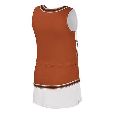 Girls Youth Colosseum Texas Orange Texas Longhorns Lollipop Park Cheer Two-Piece Set