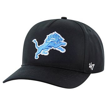 Men's '47 Black Detroit Lions Hitch Adjustable Hat