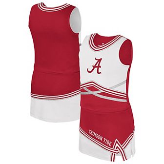 Girls Youth Colosseum Crimson Alabama Crimson Tide Lollipop Park Cheer Two-Piece Set