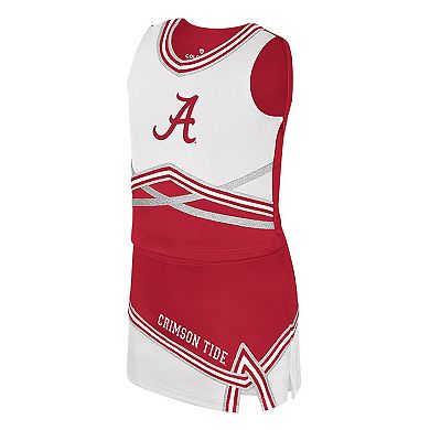 Girls Youth Colosseum Crimson Alabama Crimson Tide Lollipop Park Cheer Two-Piece Set