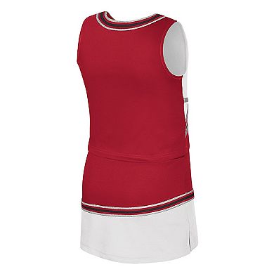 Girls Youth Colosseum Cardinal Arkansas Razorbacks Lollipop Park Cheer Two-Piece Set
