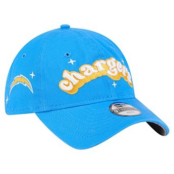 Girls Youth New Era Powder Blue Los Angeles Chargers Cheer 9TWENTY Adjustable Hat