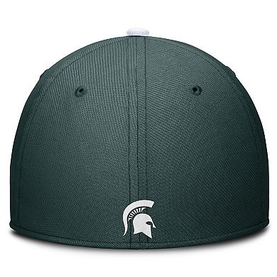 Men's Nike Green Michigan State Spartans Primetime Rise Swoosh Flex Hat