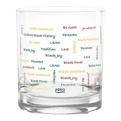 North Carolina Central Eagles 14oz. Black History Month Rocks Glass