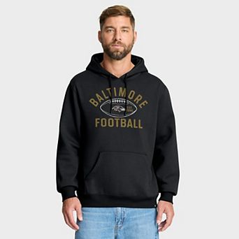 Men's Fanatics Black Baltimore Ravens Fumblerooski Legacy Pullover Hoodie