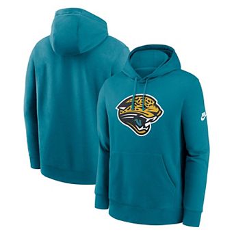 Men's Nike Teal Jacksonville Jaguars Club Fleece Pullover Hoodie