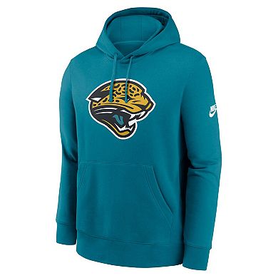 Men's Nike Teal Jacksonville Jaguars Club Fleece Pullover Hoodie