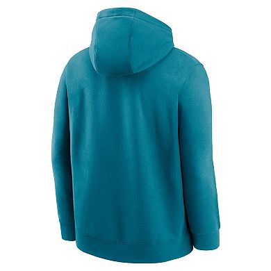 Men's Nike Teal Jacksonville Jaguars Club Fleece Pullover Hoodie