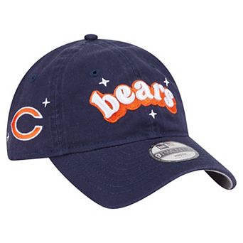 Girls Youth New Era Navy Chicago Bears Cheer 9TWENTY Adjustable Hat