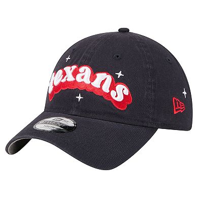 Girls Youth New Era Navy Houston Texans Cheer 9TWENTY Adjustable Hat