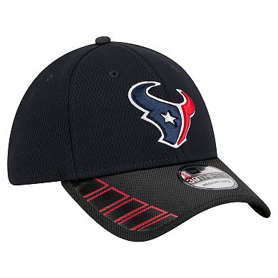 Men's New Era Navy Houston Texans Visor Hit 39THIRTY Flex Hat