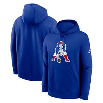 Men's Nike Royal New England Patriots Club Fleece Pullover Hoodie