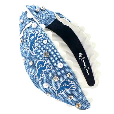 Brianna Cannon Detroit Lions Cross Stitch Headband