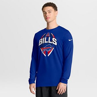 Men's Nike Royal Buffalo Bills Primetime Legend Icon Performance Long Sleeve T-Shirt