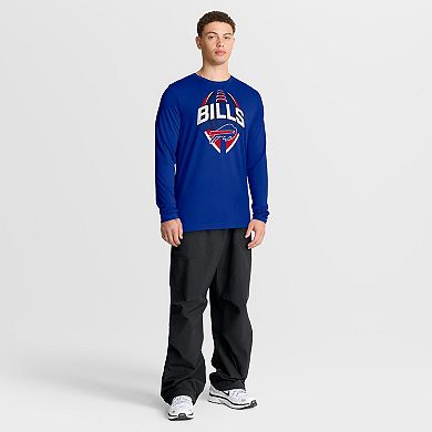 Men's Nike Royal Buffalo Bills Primetime Legend Icon Performance Long Sleeve T-Shirt