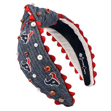 Brianna Cannon Houston Texans Cross Stitch Headband