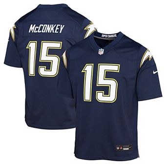 Youth Nike Ladd McConkey Navy Los Angeles Chargers Alternate Super Chargers Game Player Jersey