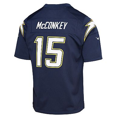 Youth Nike Ladd McConkey Navy Los Angeles Chargers Alternate Super Chargers Game Player Jersey