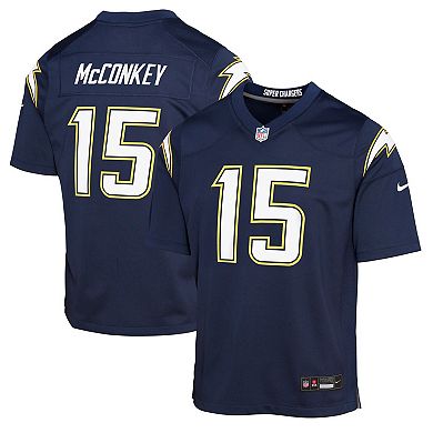 Youth Nike Ladd McConkey Navy Los Angeles Chargers Alternate Super Chargers Game Player Jersey