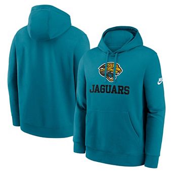 Men's Nike Teal Jacksonville Jaguars Best Season Rewind Club Pullover Hoodie