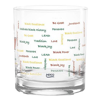 Winston-Salem State Rams 14oz. Black History Month Rocks Glass