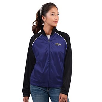 Women's G-III 4Her by Carl Banks Purple Baltimore Ravens Replay Full-Zip Track Jacket
