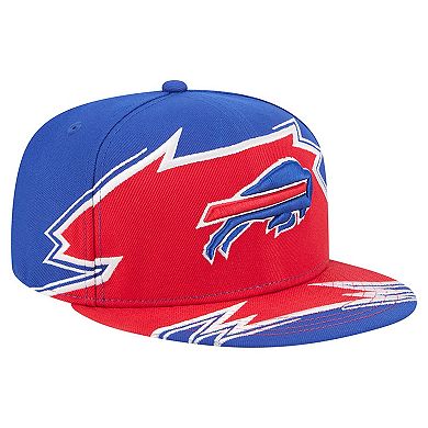 Men's New Era Royal/Red Buffalo Bills Break 59FIFTY Fitted Hat