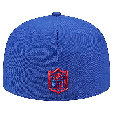 Men's New Era Royal/Red Buffalo Bills Break 59FIFTY Fitted Hat