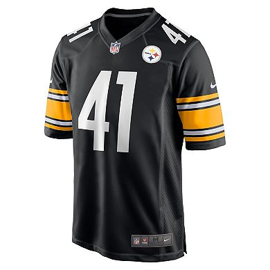 Men's Nike Payton Wilson Black Pittsburgh Steelers Game Jersey