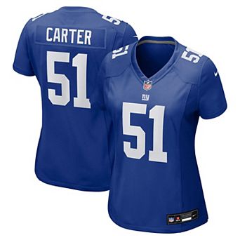 Women's Nike Abdul Carter Royal New York Giants First Round Pick Game Jersey