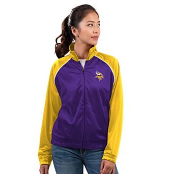 Women's G-III 4Her by Carl Banks Purple Minnesota Vikings Replay Full-Zip Track Jacket