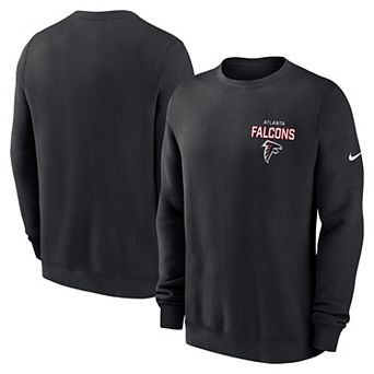 Men's Nike Black Atlanta Falcons Primetime Club Fleece Pullover Sweatshirt